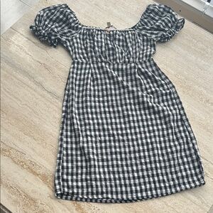 NEW 🆕 Monteau Los Angeles Black and White Checkered Women’s Dress size M